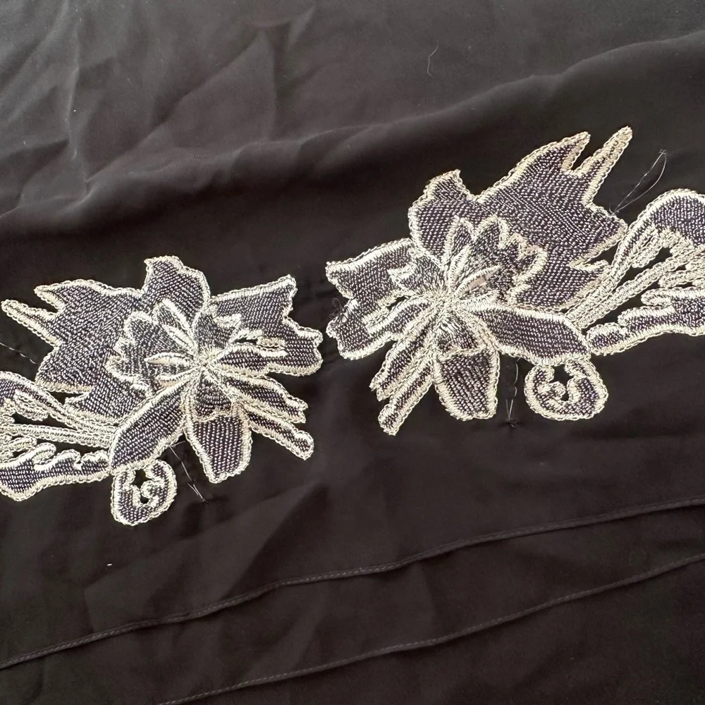Black Silk Shawl